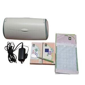 Cricut Personal Electronic Cutting Machine Bundle w Tools Mats Cartridges